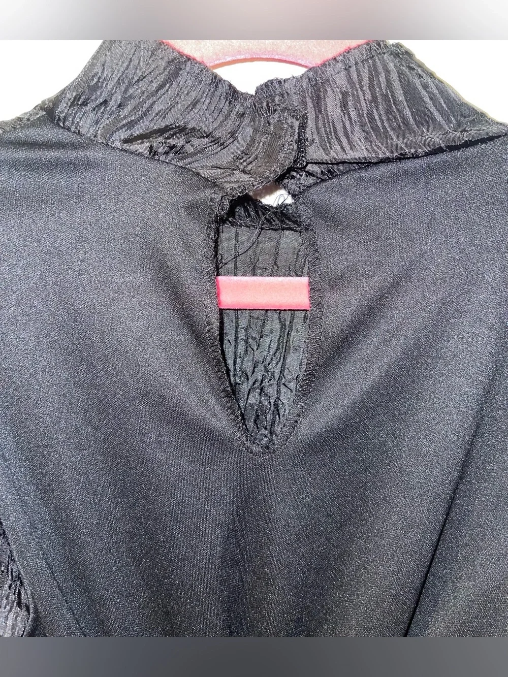 Wicked Elphaba Deluxe girls 4-6 black dress crinkled texture Halloween dress up